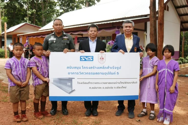 เหล็กสยามยามาโตะ หรือ SYS สนับสนุนโครงสร้างเหล็กสำเร็จรูปอาคารวิศวกรรมสถานอุปถัมภ์ 5