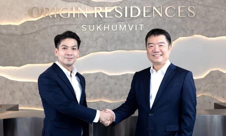 ออริจิ้น เเต่งตั้ง ไนท์สบริดจ์ พาร์ทเนอร์ เป็นมาสเตอร์เอเจนท์โครงการ Origin Residences Sukhumvit เขย่าดีมานด์ต่างชาติ